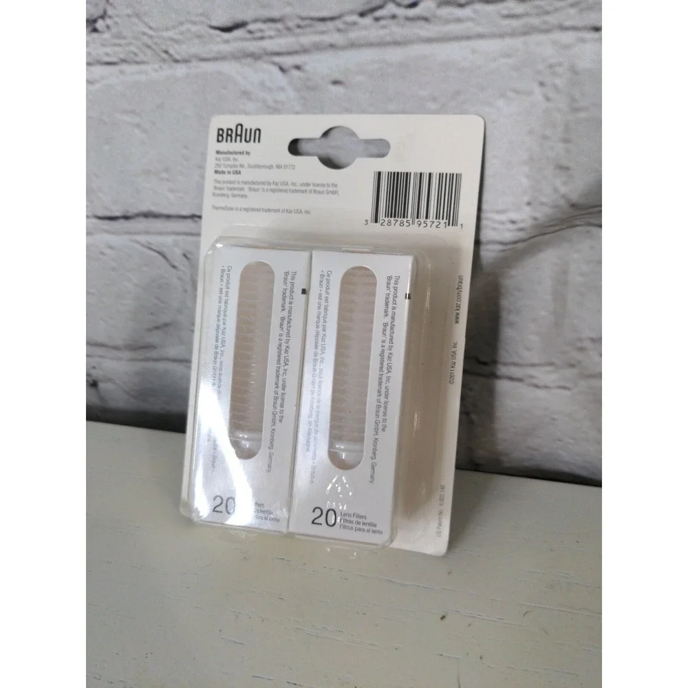 Braun ZV-016 Replacement Thermoscan Lens Filters - 40 Pieces NEW db